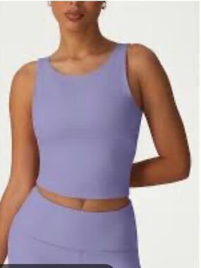 Free people movement karma 2 piece set. Flare leg crop top lavender small